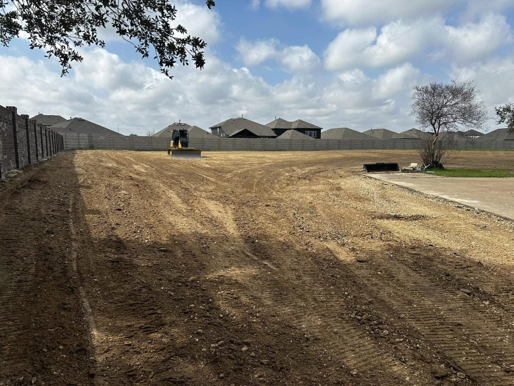 wide land clearing